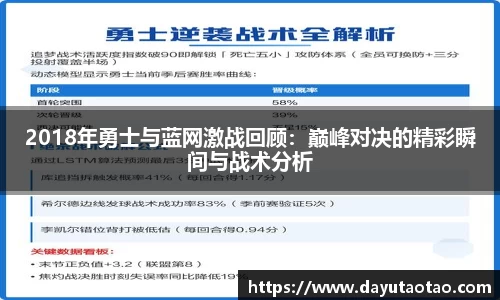 2018年勇士与蓝网激战回顾：巅峰对决的精彩瞬间与战术分析